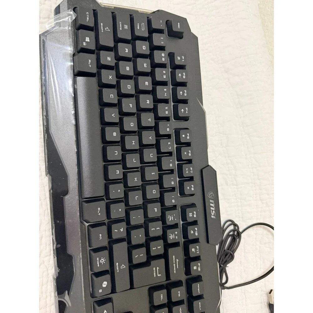 MSI K322 M321  COMBO US keyboard And Mouse Open Box unused